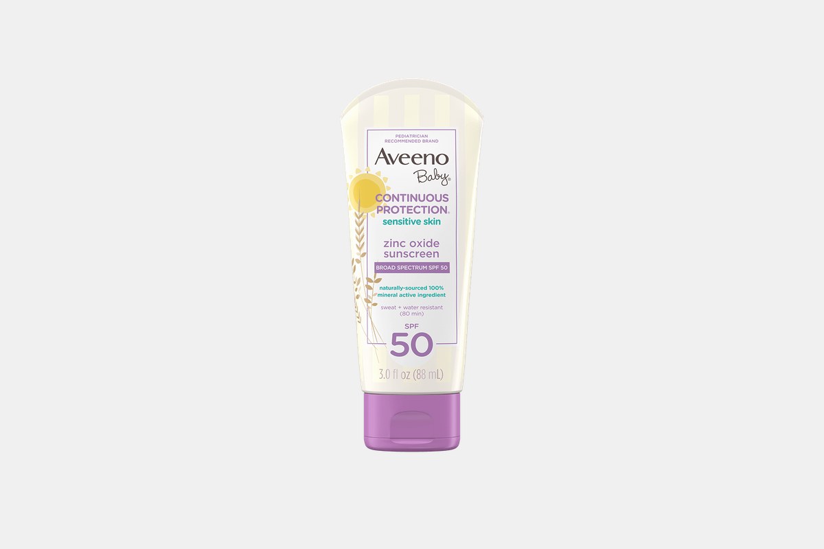 Aveeno Baby Continuous Protection Zinc Oxide Sunscreen SPF 50