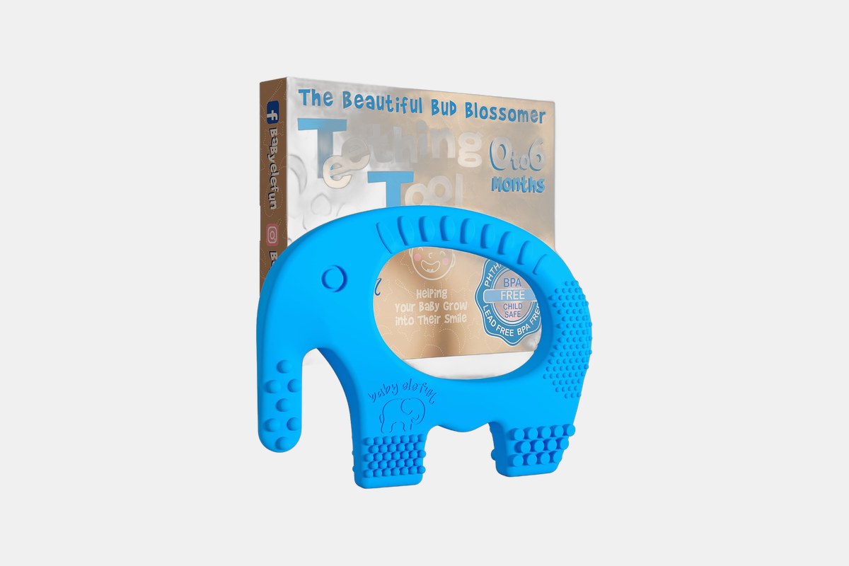 Baby Elefun Elephant Teether Ring