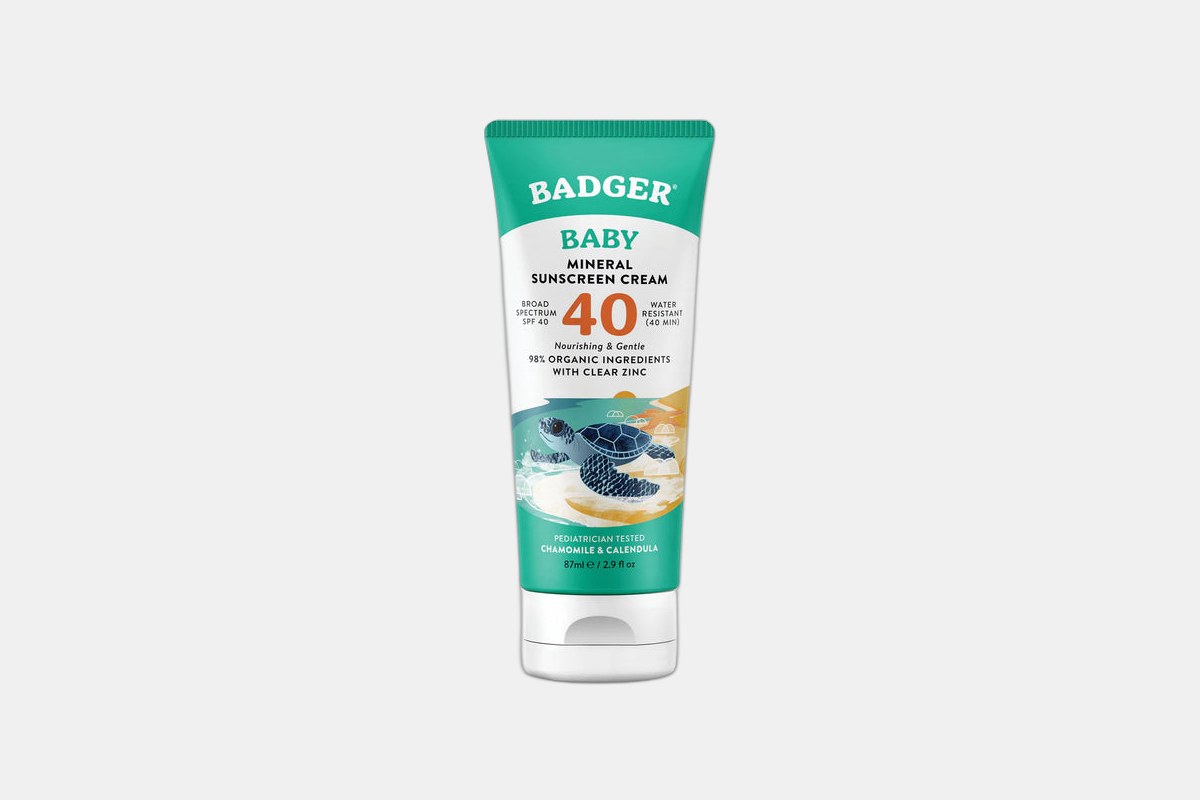 Badger SPF 40 Baby Sunscreen Cream