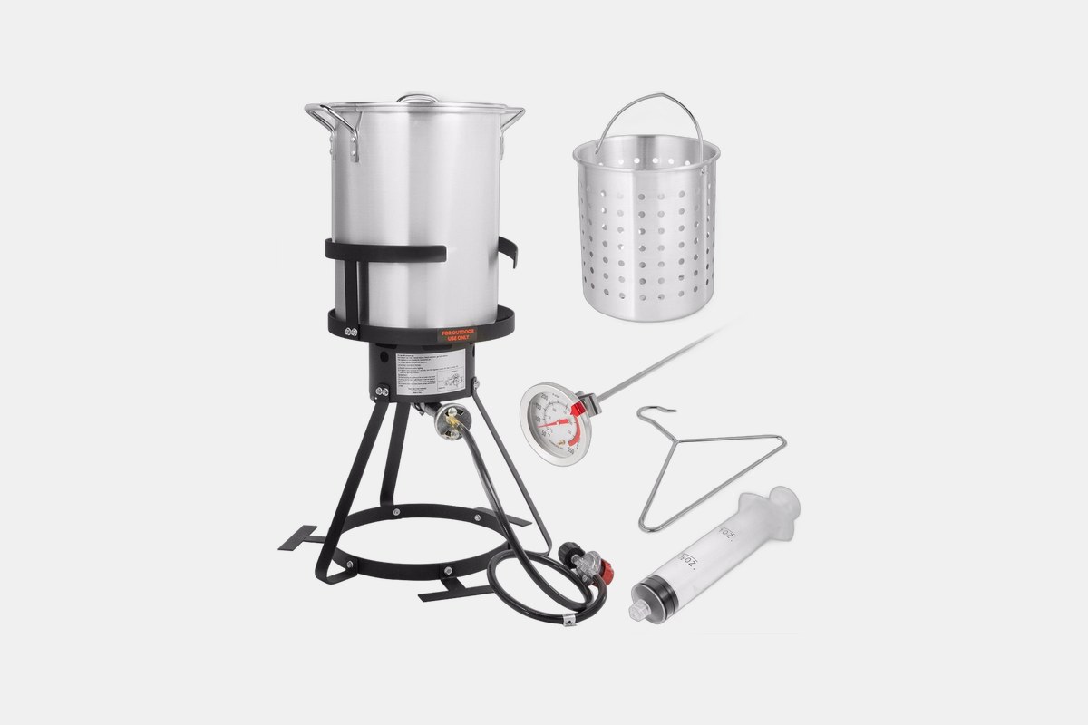 Barton 30 Qt Aluminum Turkey Deep Fryer