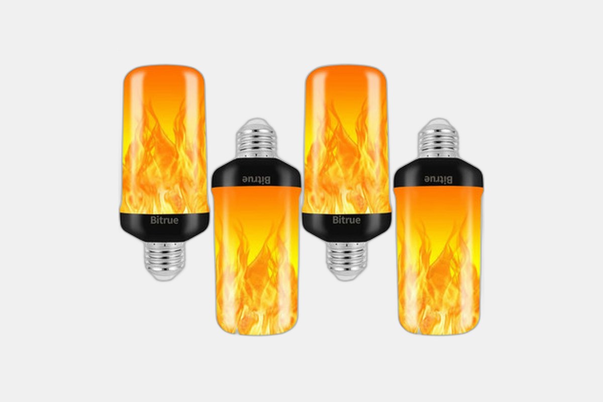 Bitru LED Flame Effect Light Bulb