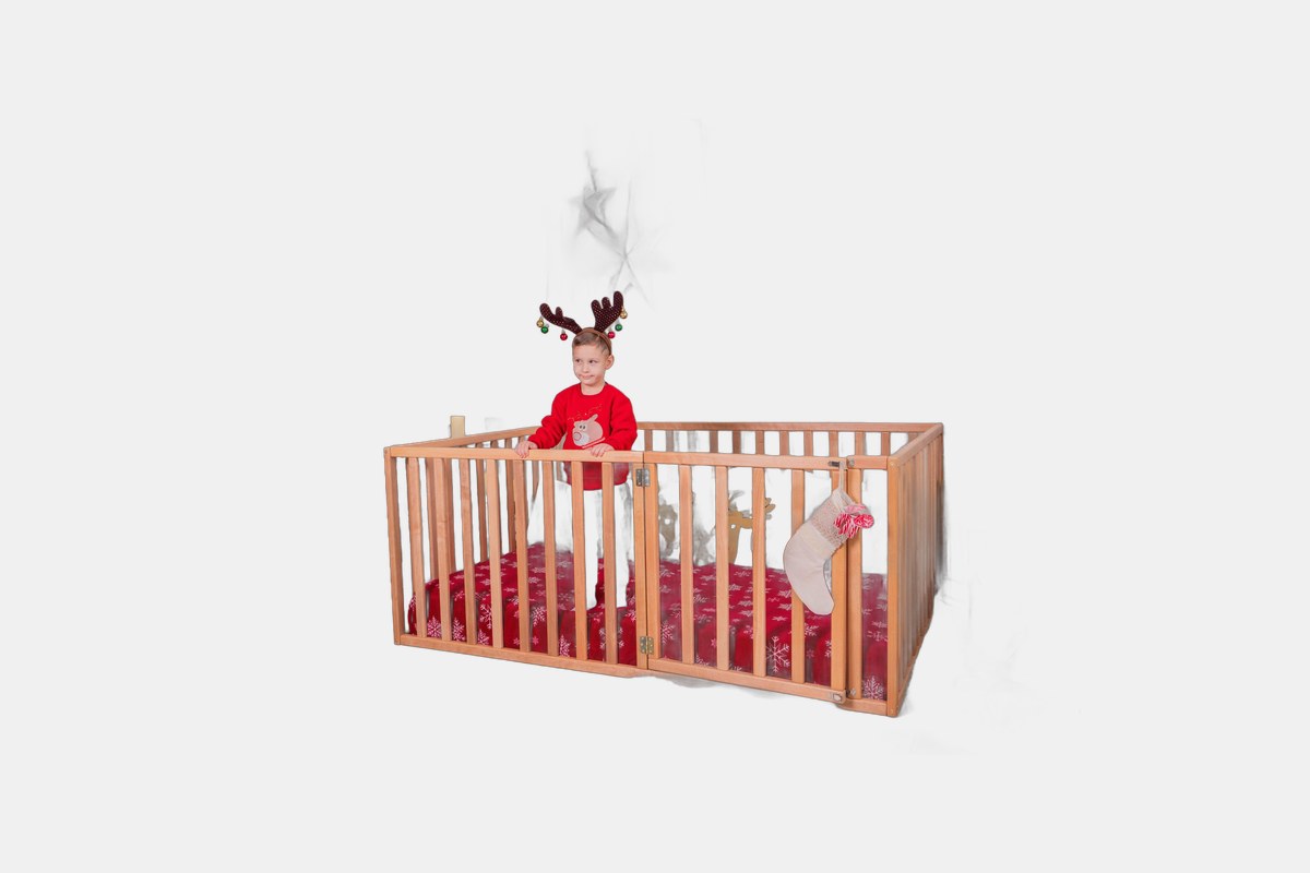 Busywood Montessori Bed with Extended Rail Model 6.3/20