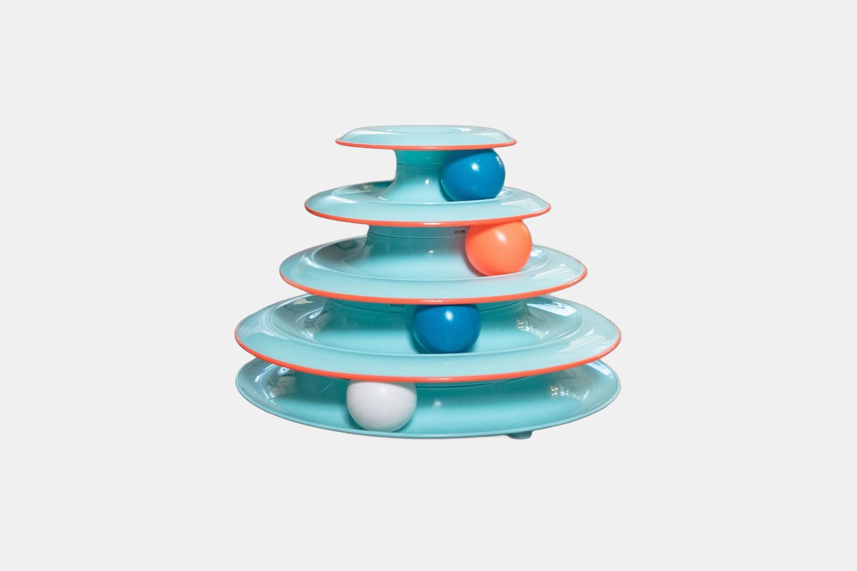 Catstages Chase Meowtain Interactive 4-Tier Cat Track Toy