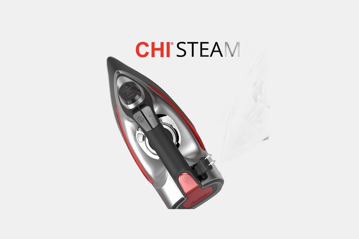 CHI Steam Iron With Retractable Cord 13102