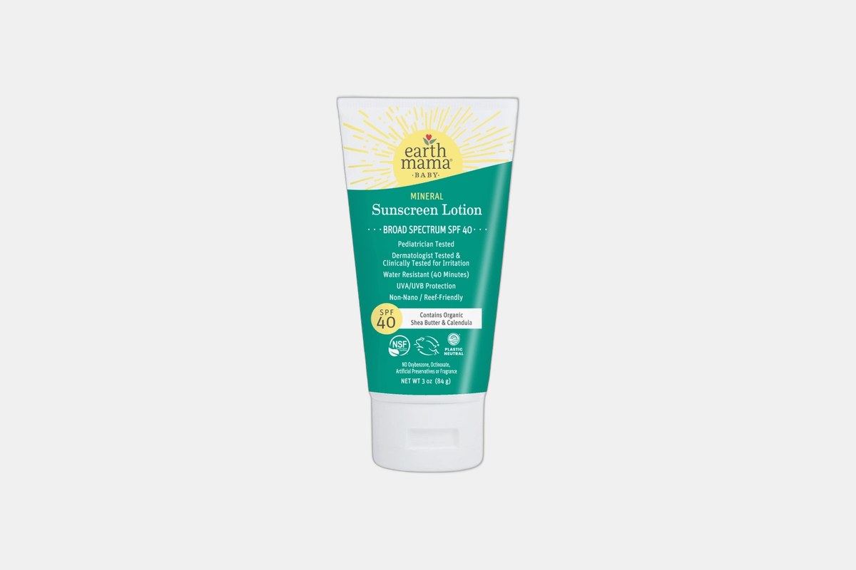 Earth Mama Baby Mineral Sunscreen Lotion SPF 40