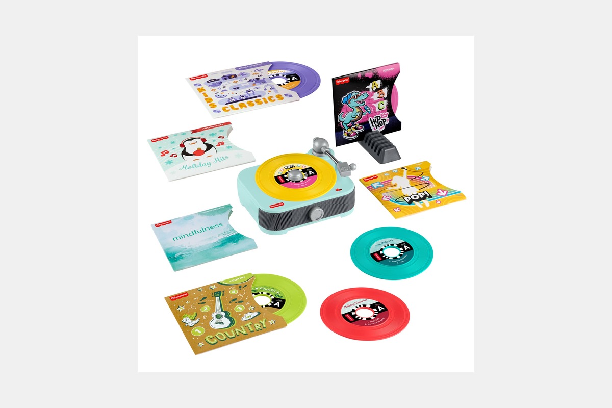 Fisher-Price Musical Toy Deluxe Rockin’ Record Player