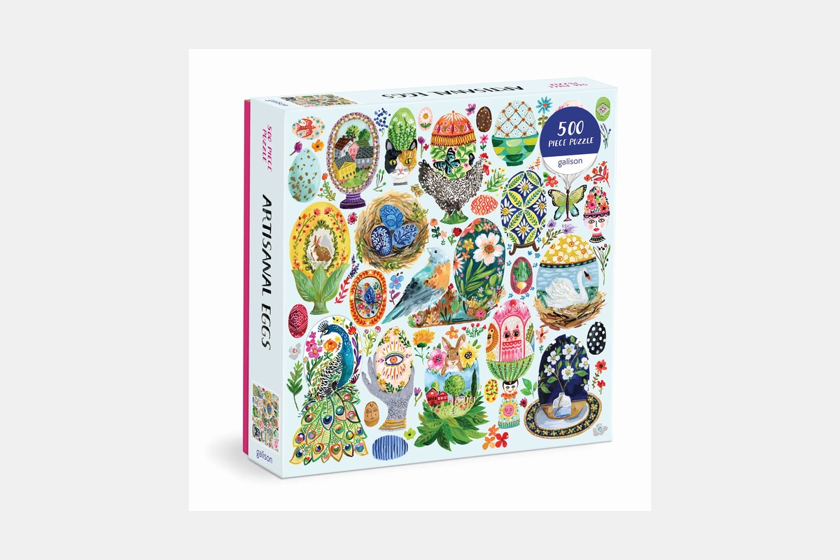 Galison Artisanal Eggs Puzzle