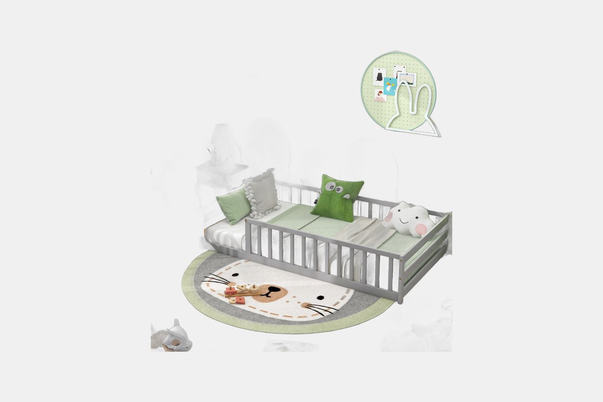 Giantex Twin Floor Bed for Kids