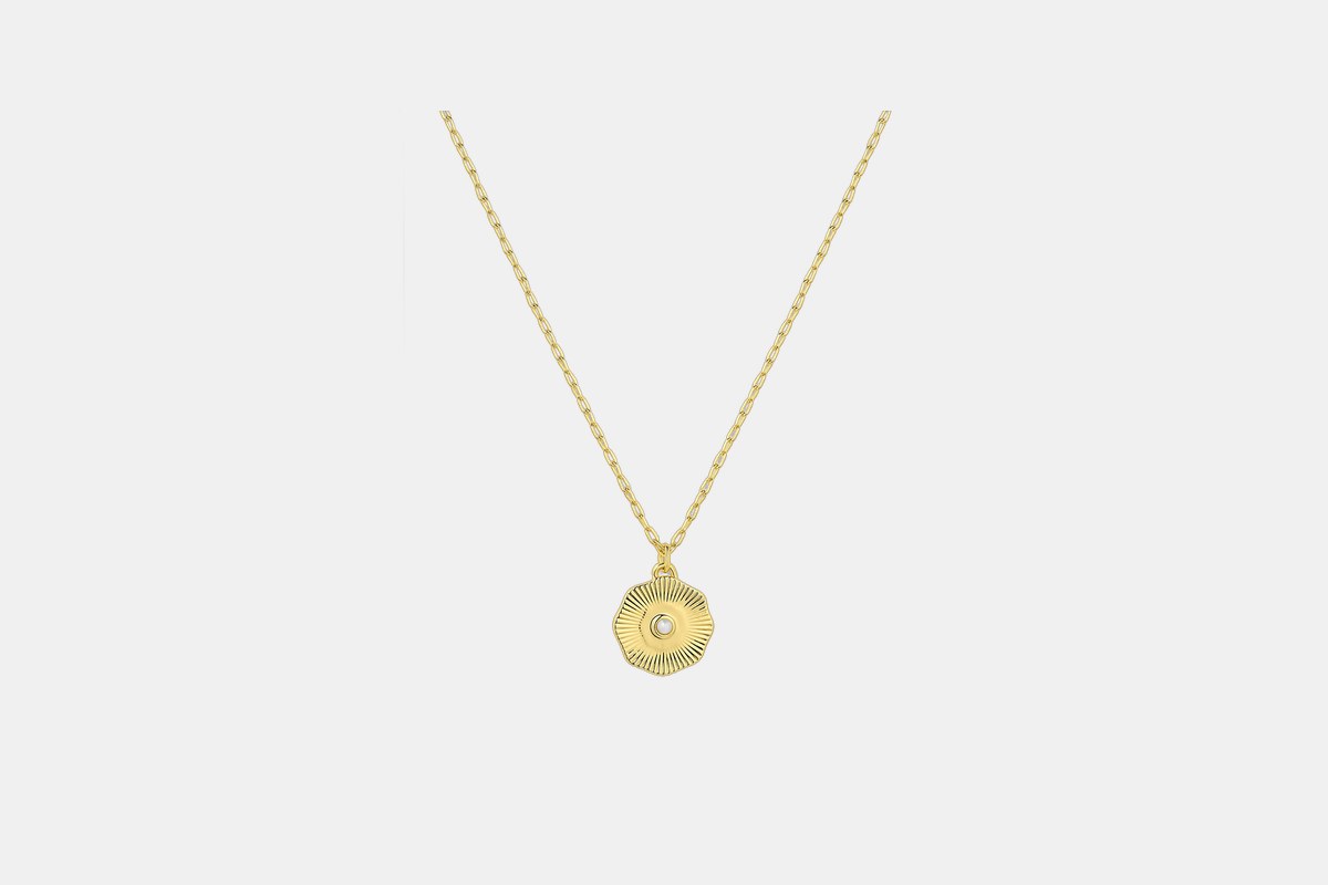Gorjana Birthstone Coin Necklace