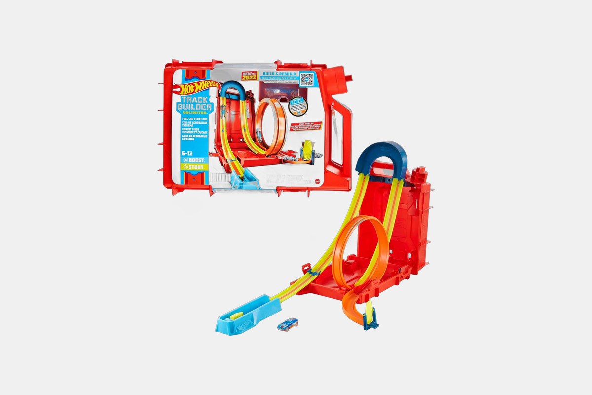 Hot Wheels Track Builder Unlimited Fuel Can Stunt Box