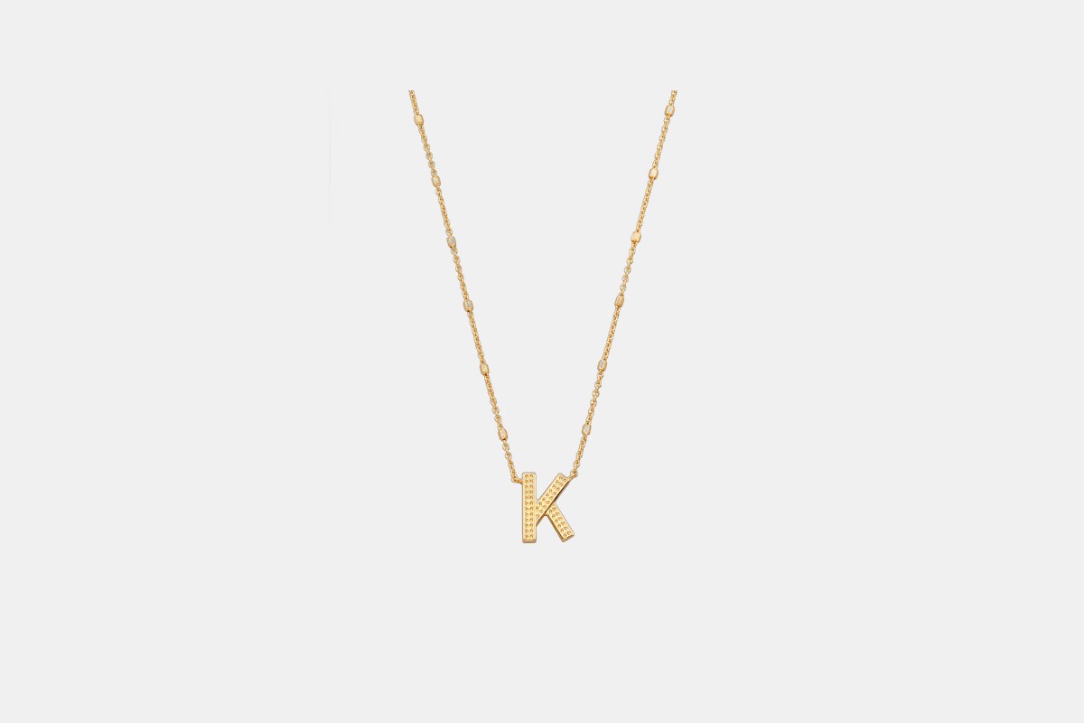 Kendra Scott Letter Pendant Necklace