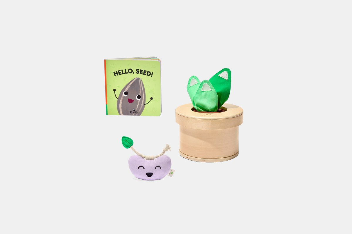 KiwiCo Growing Seeds Tissue Box Toy