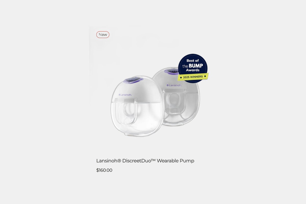 Lansinoh DiscreetDuo Wearable Pump