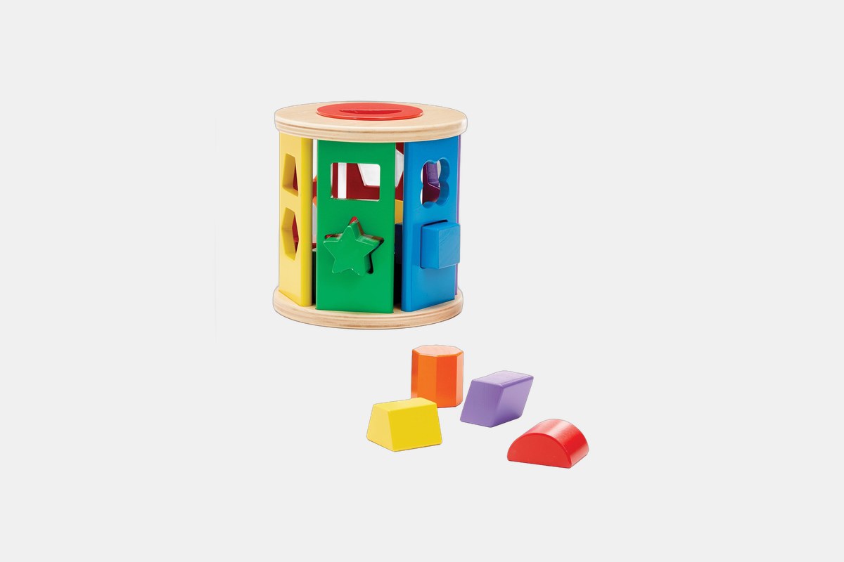 Melissa & Doug Match & Roll Shape Sorter