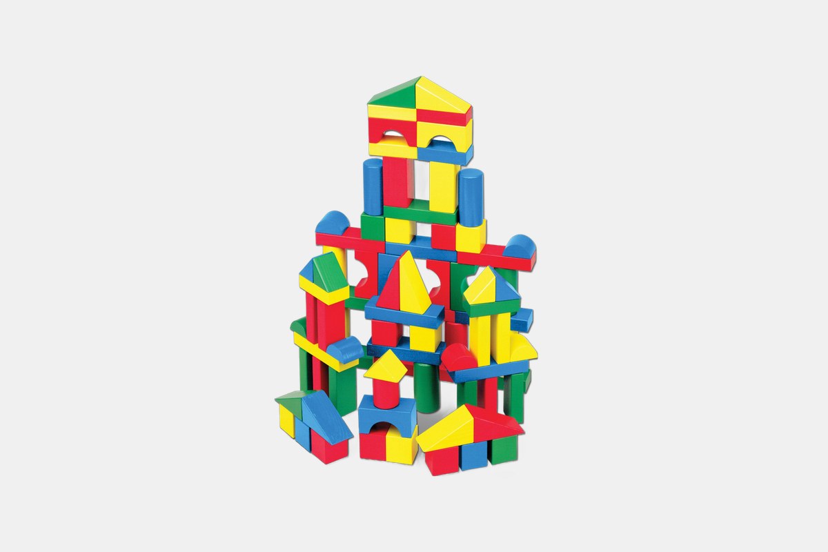 Melissa & Doug Wooden Building Blocks