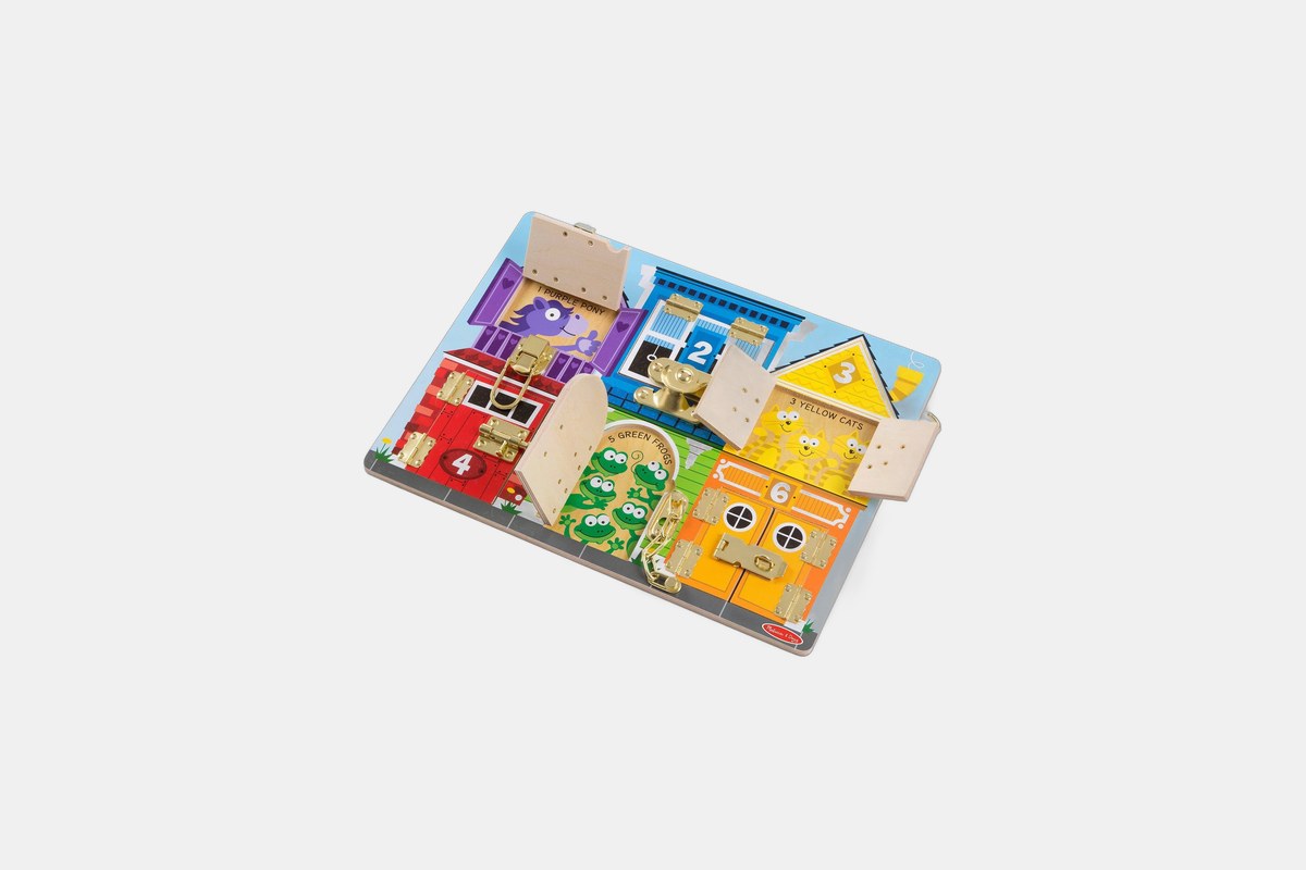 Melissa & Doug Wooden Latches Board