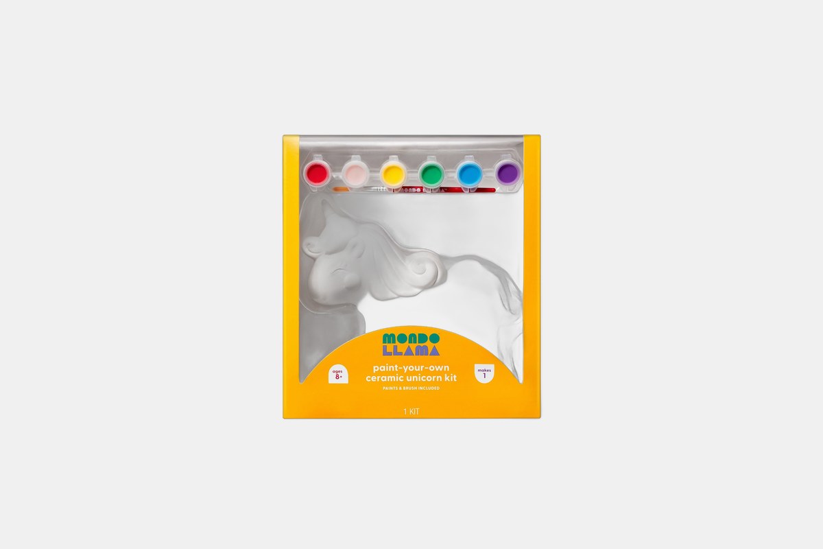 Mondo Llama Paint-Your-Own Ceramic Unicorn Kit