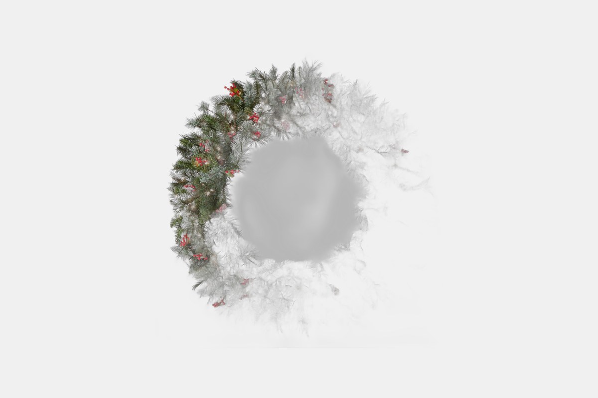 National Tree Company Pre-Lit Artificial Christmas Wreath