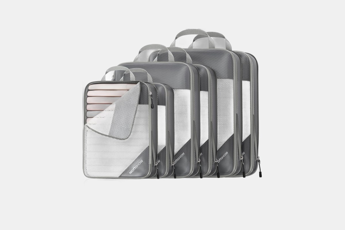 NICOSHOW Compression Packing Cubes 6-Piece Set
