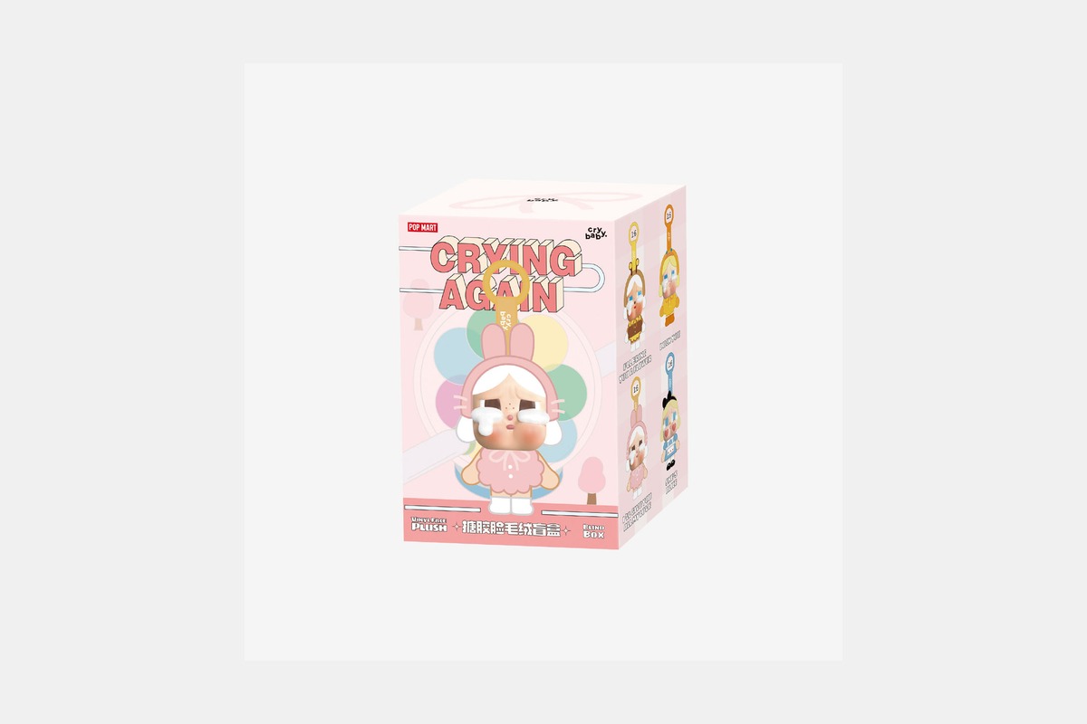 Pop Mart Crybaby Crying Again Series Vinyl Face Plush Blind Box
