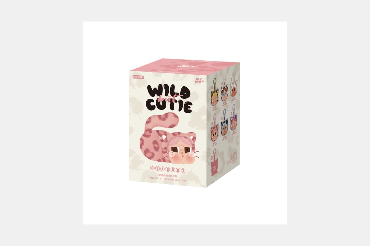 Pop Mart Crybaby Wild but Cutie Series Vinyl Plush Pendant Blind Box