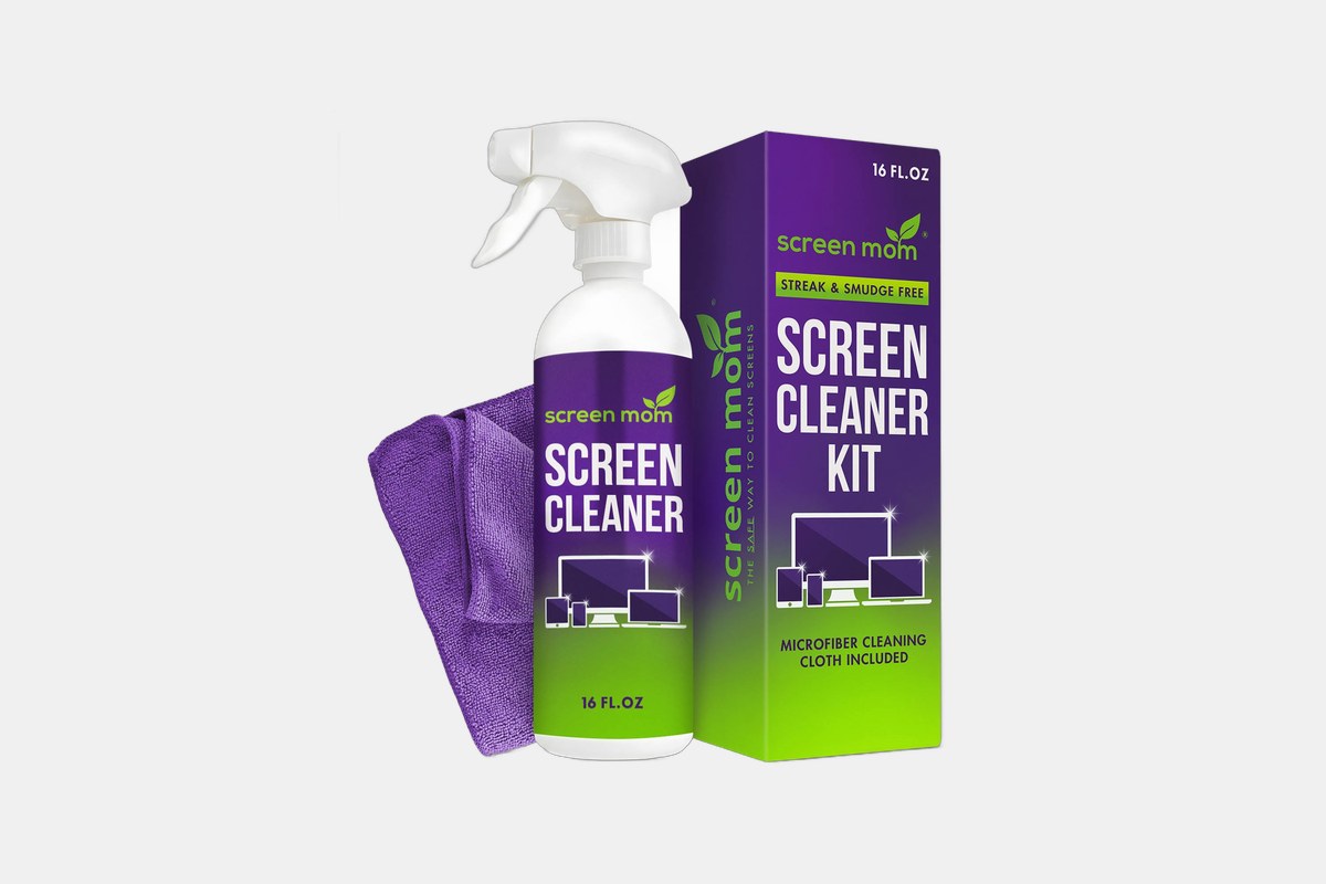 Screen Mom Screen Cleaner Kit with Microfiber Cloth