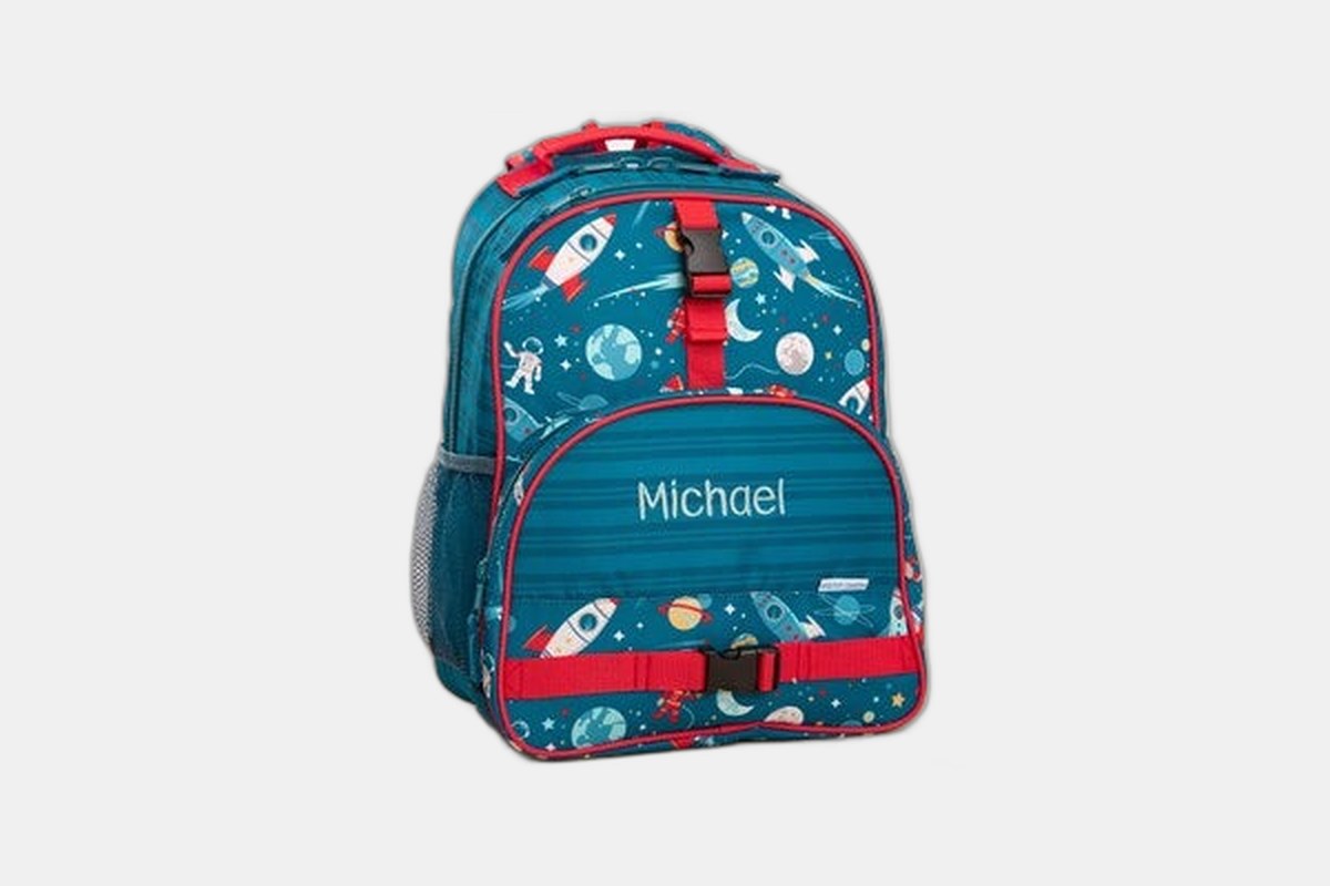 Stephen Joseph Space Embroidered Backpack