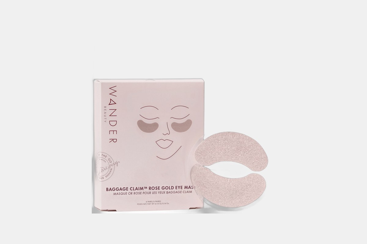 Wander Beauty Baggage Claim Rose Gold Eye Masks