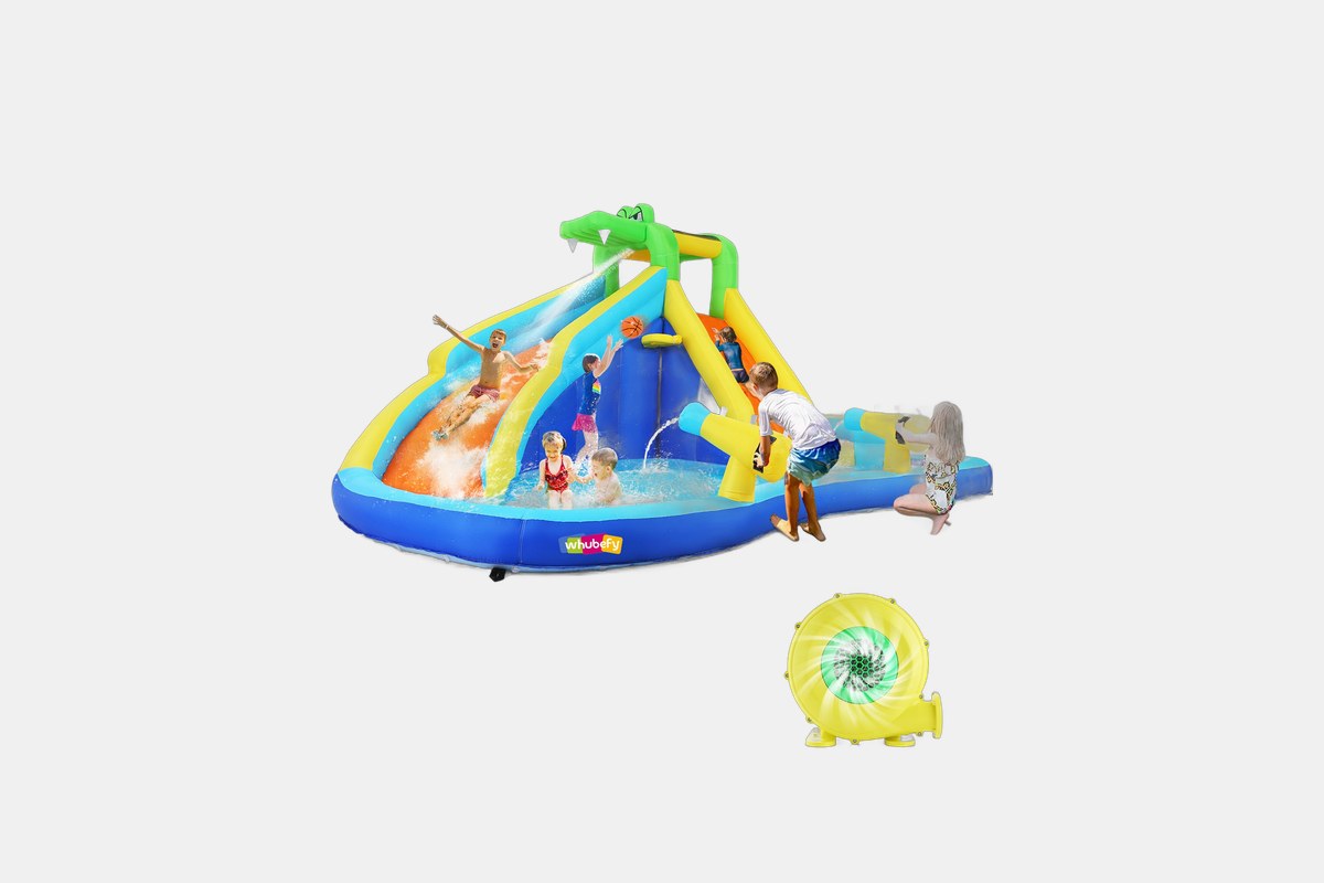 Whubefy Inflatable Water Slide