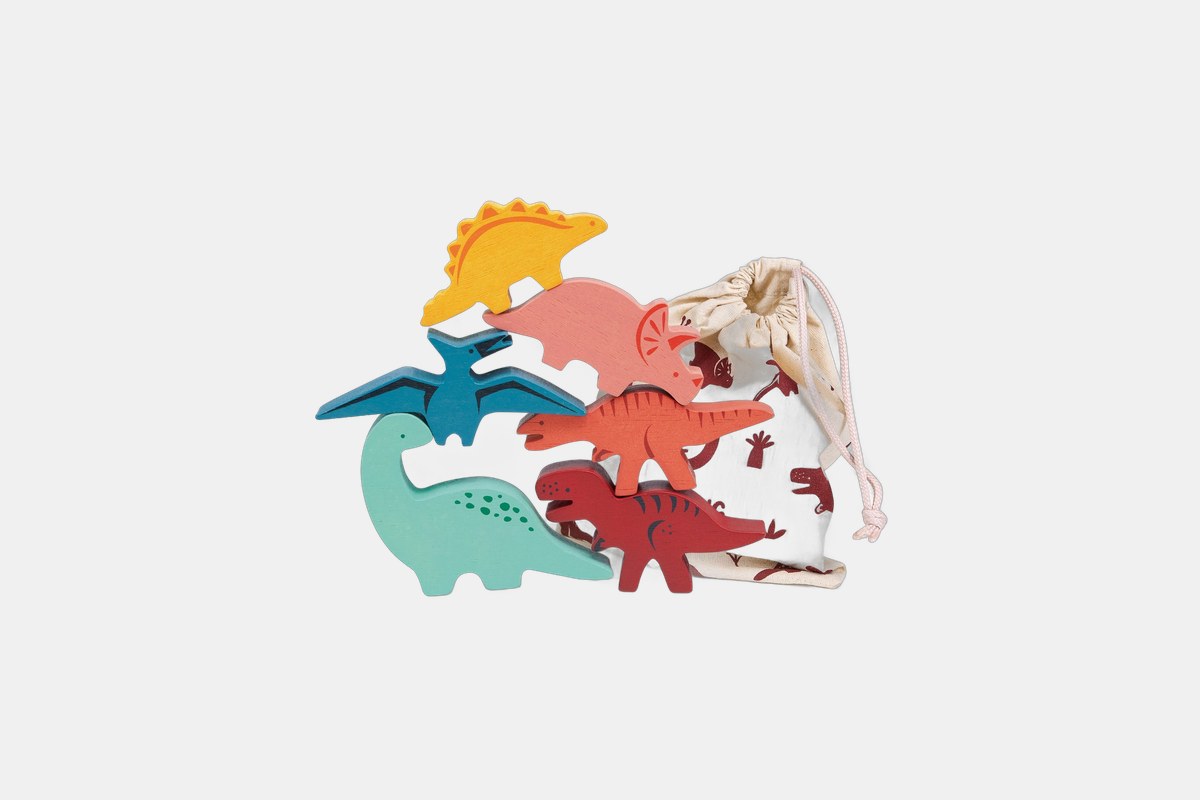 Wooden Stacking Dinosaurs