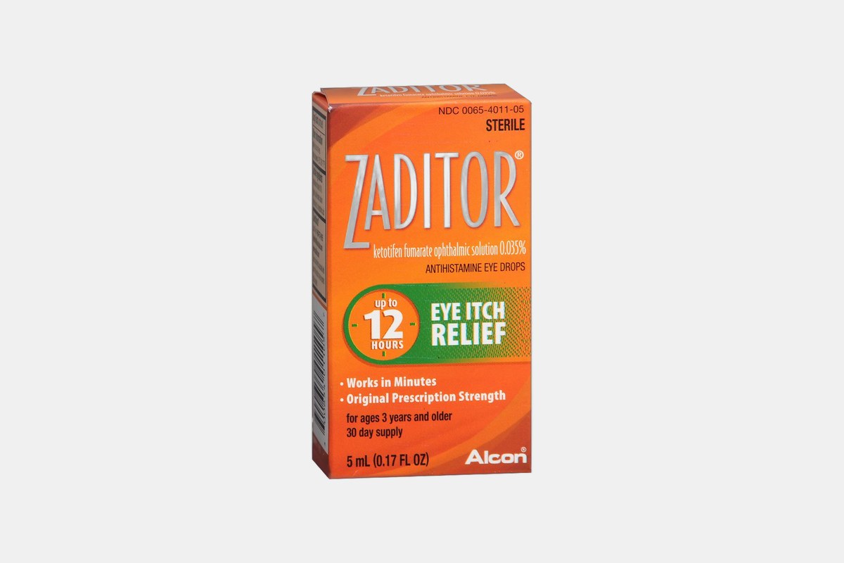 Zaditor Antihistamine Eye Drops (Ketotifen 0.025%)